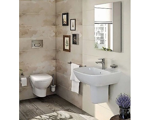 Приобрести Унитаз Vitra Zentrum Rim-Ex 5795B003-0075 подвесной без сиденья в магазине сантехники Santeh-Crystal.ru