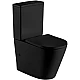 Заказать Унитаз компакт WeltWasser Salzbach 001 MT-BL 10000003765 Черный матовый с бачком и сиденьем Микролифт в магазине сантехники Santeh-Crystal.ru