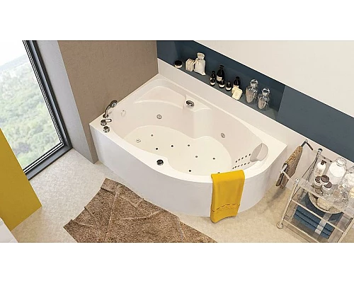 Купить Акриловая ванна 1MarKa Diana 160x100 L 01ди1610л без гидромассажа в магазине сантехники Santeh-Crystal.ru