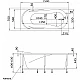 Приобрести Акриловая ванна 1MarKa Medea 150x70 01ме1570 без гидромассажа в магазине сантехники Santeh-Crystal.ru