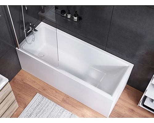 Купить Комплект акриловой ванны AM.PM Gem 170х70 WK90EA без гидромассажа со смесителем с душевым гарнитуром и аксессуарами для ванной комнаты в магазине сантехники Santeh-Crystal.ru