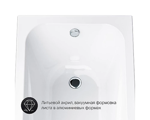 Купить Акриловая ванна AM.PM Sense New 170x70 без гидромассажа в магазине сантехники Santeh-Crystal.ru
