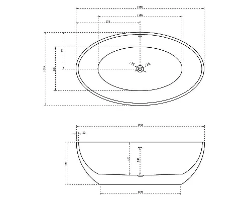 Приобрести Акриловая ванна Abber AB9249 175x100 без гидромассажа в магазине сантехники Santeh-Crystal.ru