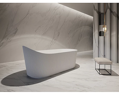 Акриловая ванна Abber 170х80 AB9445MW без гидромассажа