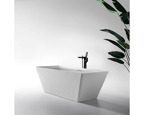 Заказать Ванна из искусственного камня Abber Berlin 170x75 AM9912 Белая без гидромассажа в магазине сантехники Santeh-Crystal.ru