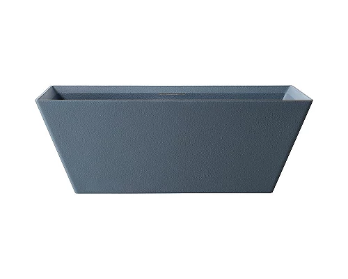 Приобрести Ванна из искусственного камня Abber Berlin 170x75 AM9912G Серая без гидромассажа в магазине сантехники Santeh-Crystal.ru