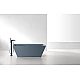 Приобрести Ванна из искусственного камня Abber Berlin 170x75 AM9912G Серая без гидромассажа в магазине сантехники Santeh-Crystal.ru