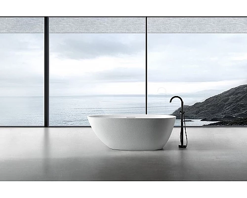 Приобрести Ванна из искусственного камня Abber Dortmund 170x75 AM9911 Белая без гидромассажа в магазине сантехники Santeh-Crystal.ru