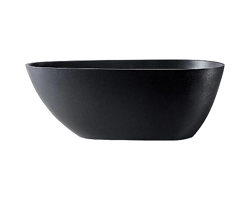 Приобрести Ванна из искусственного камня Abber Dortmund 170x75 AM9911B Черная без гидромассажа в магазине сантехники Santeh-Crystal.ru