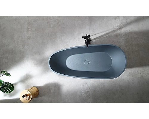 Приобрести Ванна из искусственного камня Abber Dortmund 170x75 AM9911G Серая без гидромассажа в магазине сантехники Santeh-Crystal.ru