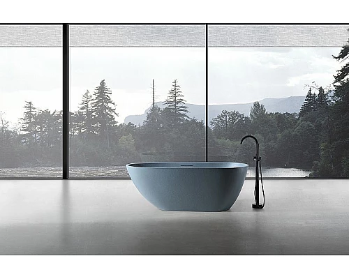 Приобрести Ванна из искусственного камня Abber Dortmund 170x75 AM9911G Серая без гидромассажа в магазине сантехники Santeh-Crystal.ru