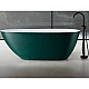 Ванна из искусственного камня Abber Dortmund 170x75 AM9911MBG Темно-зеленая матовая без гидромассажа