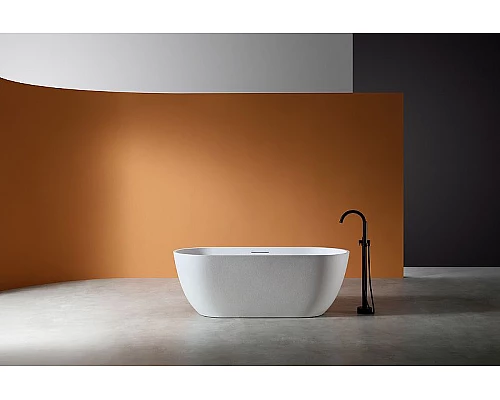 Приобрести Ванна из искусственного камня Abber Frankfurt 170x75 AM9941 Белая без гидромассажа в магазине сантехники Santeh-Crystal.ru