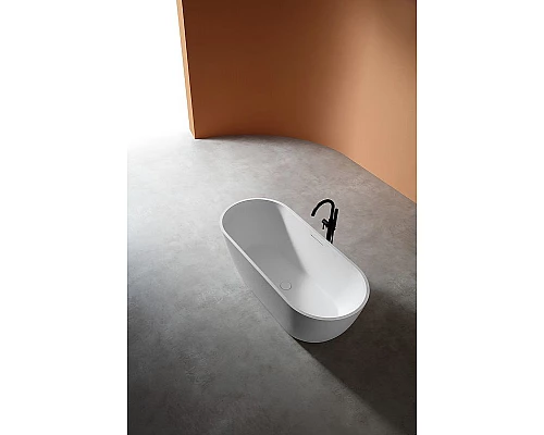 Приобрести Ванна из искусственного камня Abber Frankfurt 170x75 AM9941 Белая без гидромассажа в магазине сантехники Santeh-Crystal.ru