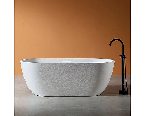 Приобрести Ванна из искусственного камня Abber Frankfurt 170x75 AM9941 Белая без гидромассажа в магазине сантехники Santeh-Crystal.ru