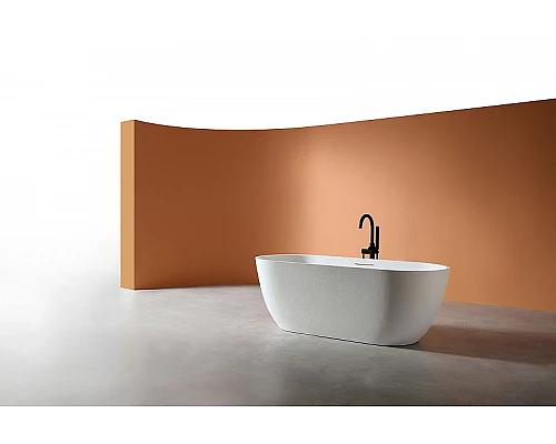 Приобрести Ванна из искусственного камня Abber Frankfurt 170x75 AM9941 Белая без гидромассажа в магазине сантехники Santeh-Crystal.ru