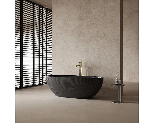 Карбоновая ванна Abber Karbon 170x75 AK9001-1.7 Черная без гидромассажа