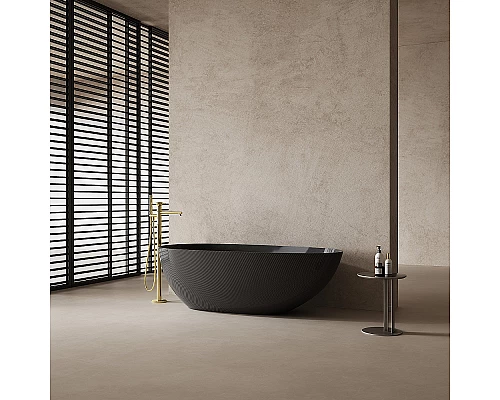 Карбоновая ванна Abber Karbon 170x80 AK9011-1.7 Черная без гидромассажа