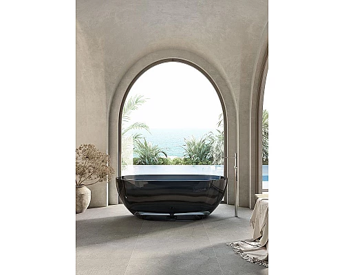 Приобрести Ванна из полиэфирной смолы Abber Kristall 165х78 AT9701Onyx Черная без гидромассажа в магазине сантехники Santeh-Crystal.ru