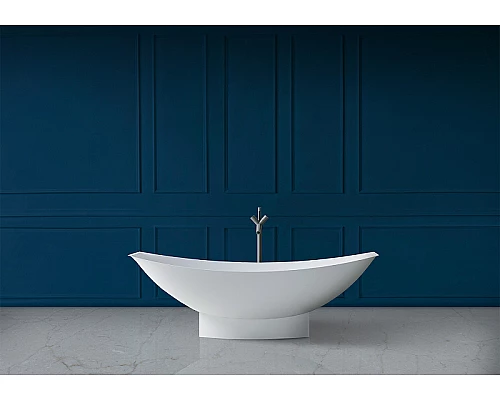 Ванна из искусственного камня Abber Stein 180x80 AS9610 без гидромассажа