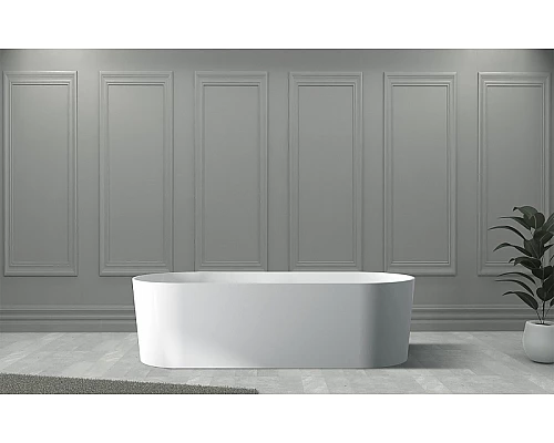 Ванна из искусственного камня Abber Stein 180x75 AS9614 без гидромассажа