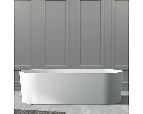 Ванна из искусственного камня Abber Stein 180x75 AS9614 без гидромассажа