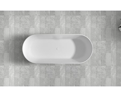 Ванна из искусственного камня Abber Stein 180x75 AS9614 без гидромассажа