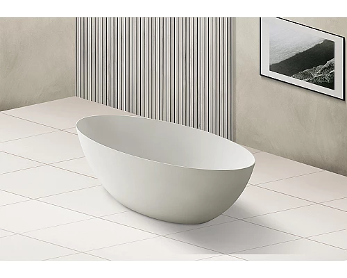 Ванна из искусственного камня Abber Stein 180x85 AS9625-1.8 без гидромассажа