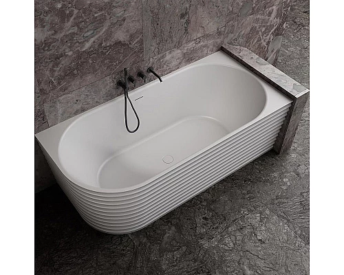 Ванна из искусственного камня Abber Stein 170x80 AS9651 R без гидромассажа
