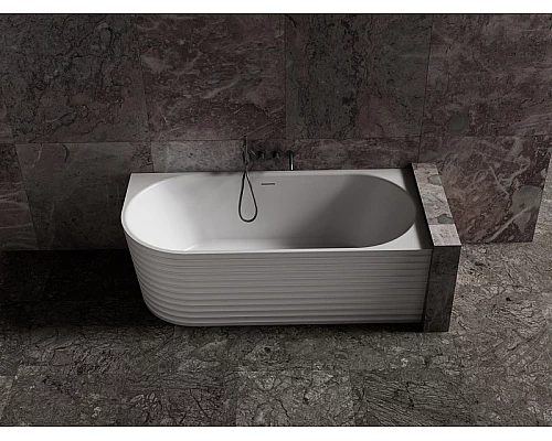 Ванна из искусственного камня Abber Stein 170x80 AS9651 R без гидромассажа