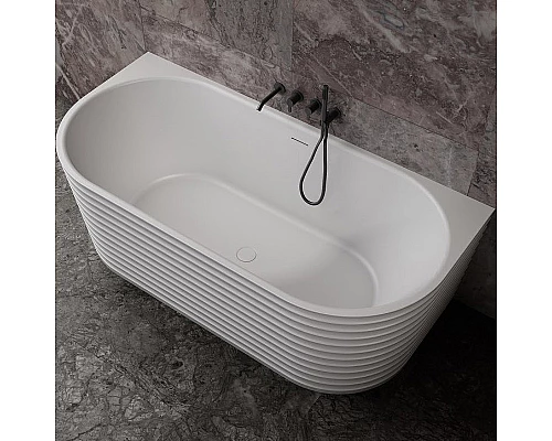 Ванна из искусственного камня Abber Stein 170x80 AS9652 без гидромассажа