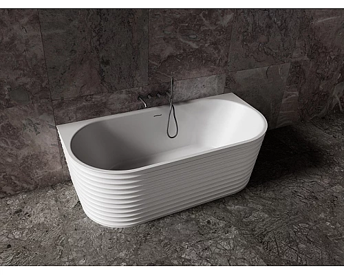 Ванна из искусственного камня Abber Stein 170x80 AS9652 без гидромассажа