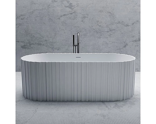 Ванна из искусственного камня Abber Stein 170x75 AS9653 без гидромассажа