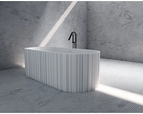 Ванна из искусственного камня Abber Stein 170x75 AS9653 без гидромассажа