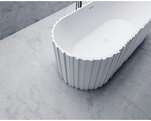 Ванна из искусственного камня Abber Stein 170x75 AS9653 без гидромассажа