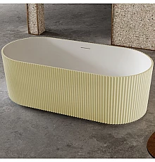 Ванна из искусственного камня Abber Stein 170x75 AS9601MS Песочная матовая без гидромассажа