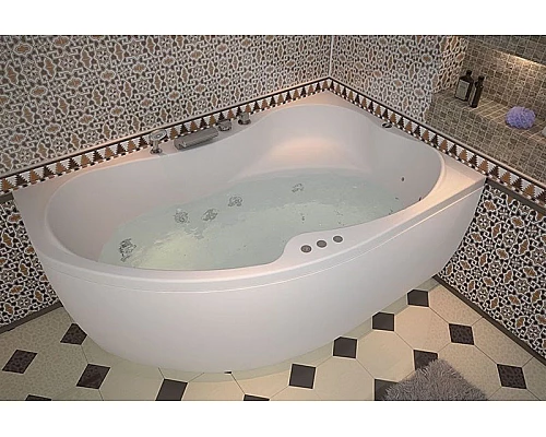 Заказать Акриловая ванна Aquanet Capri 160x100 R 203915 без гидромассажа в магазине сантехники Santeh-Crystal.ru