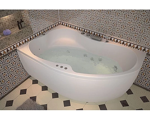 Заказать Акриловая ванна Aquanet Capri 160x100 L 203911 без гидромассажа в магазине сантехники Santeh-Crystal.ru