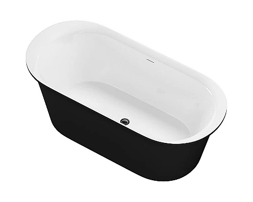Заказать Акриловая ванна Aquanet Family Smart 88778-GW-MB 170x78 293083 Черная матовая без гидромассажа в магазине сантехники Santeh-Crystal.ru