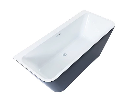 Заказать Акриловая ванна Aquanet Family Perfect 13775-MW-MB 170x75 293081 Черная матовая без гидромассажа в магазине сантехники Santeh-Crystal.ru