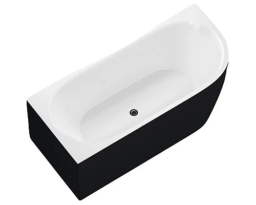 Приобрести Акриловая ванна Aquanet Family Elegant A 3805-N-GW-MB 180x80 293076 Черная матовая без гидромассажа в магазине сантехники Santeh-Crystal.ru