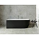 Приобрести Акриловая ванна Aquanet Family Elegant A 3805-N-GW-MB 180x80 293076 Черная матовая без гидромассажа в магазине сантехники Santeh-Crystal.ru