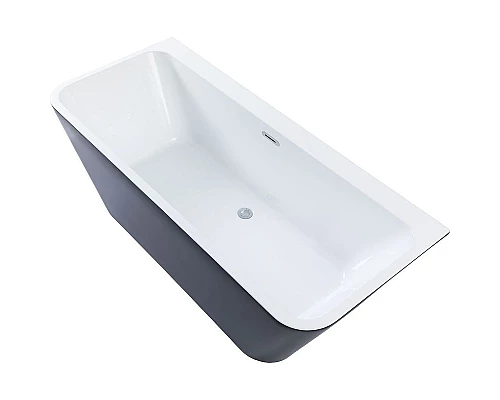 Заказать Акриловая ванна Aquanet Family Perfect 13775-GW-MB 170x75 292986 Черная матовая без гидромассажа в магазине сантехники Santeh-Crystal.ru