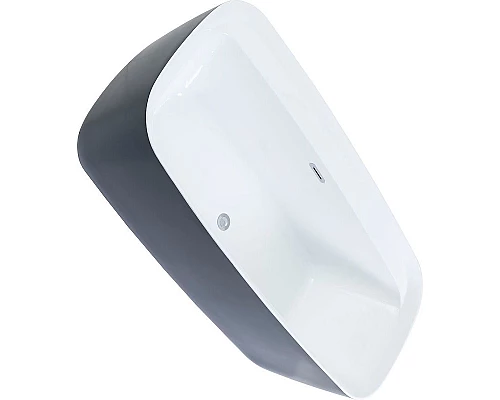 Купить Акриловая ванна Aquanet Family Fine 95778-GW-MB 170x78 292985 Черная матовая без гидромассажа в магазине сантехники Santeh-Crystal.ru