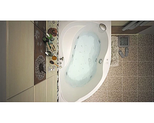 Заказать Акриловая ванна Aquanet Graciosa 150x90 R 203941 без гидромассажа в магазине сантехники Santeh-Crystal.ru