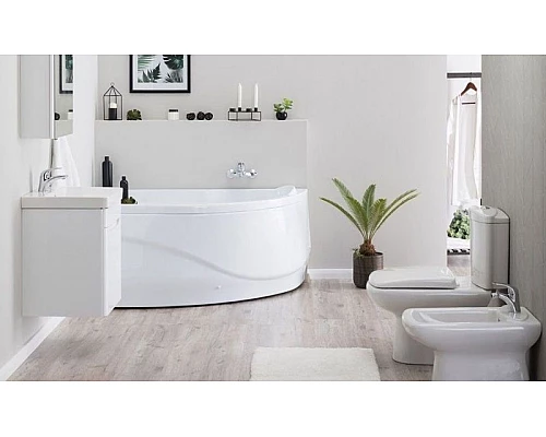 Заказать Акриловая ванна Aquanet Graciosa 150x90 L 203940 без гидромассажа в магазине сантехники Santeh-Crystal.ru