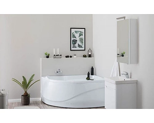 Заказать Акриловая ванна Aquanet Graciosa 150x90 R 205389 без гидромассажа в магазине сантехники Santeh-Crystal.ru