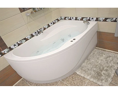 Заказать Акриловая ванна Aquanet Graciosa 150x90 R 205389 без гидромассажа в магазине сантехники Santeh-Crystal.ru