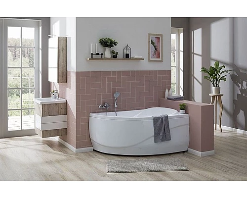 Заказать Акриловая ванна Aquanet Maldiva 150x90 R 204002 без гидромассажа в магазине сантехники Santeh-Crystal.ru