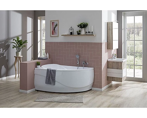 Заказать Акриловая ванна Aquanet Maldiva 150x90 L 204001 без гидромассажа в магазине сантехники Santeh-Crystal.ru